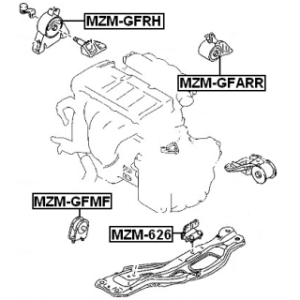 Mounting Engine - FEBEST MZMGFMF