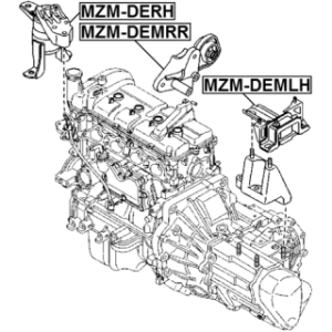 Mounting Engine - FEBEST MZMDEMRR