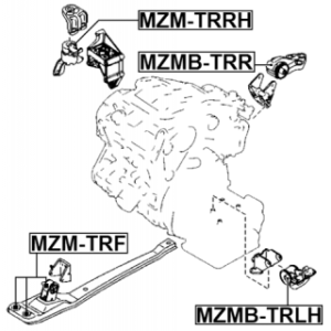 Mounting Engine - FEBEST MZMBTRR