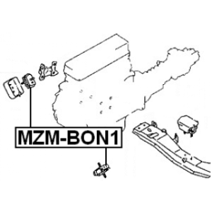 Mounting Engine - FEBEST MZMBON1