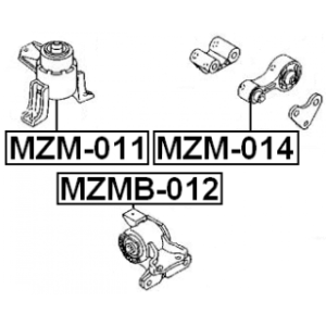 Mounting Engine - FEBEST MZMB012