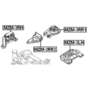 Mounting Engine - FEBEST MZM3RR2