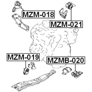 Mounting Engine - FEBEST MZM021