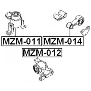 Mounting Engine - FEBEST MZM012