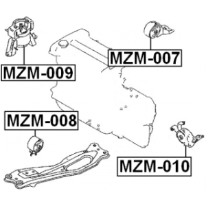 Mounting Engine - FEBEST MZM008