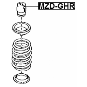 Rubber Buffer Suspension - FEBEST MZDGHR