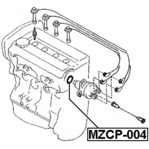 Seal Ignition Distributor - FEBEST MZCP004