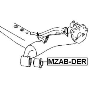 Bushing Axle Beam - FEBEST MZABDER