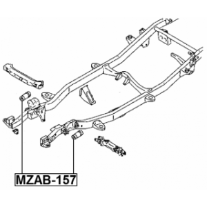 Mounting Control Trailing Arm - FEBEST MZAB157
