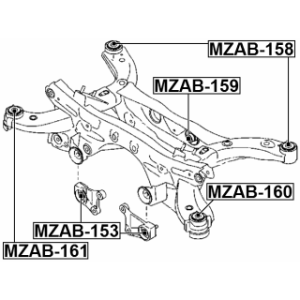Mounting Differential - FEBEST MZAB153