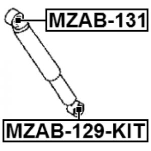 Bush Shock Absorber - FEBEST MZAB131