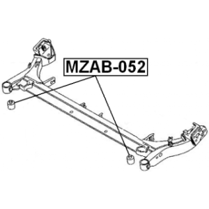 Bushing Axle Beam - FEBEST MZAB052