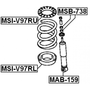 Spring Seat - FEBEST MSIV97RU