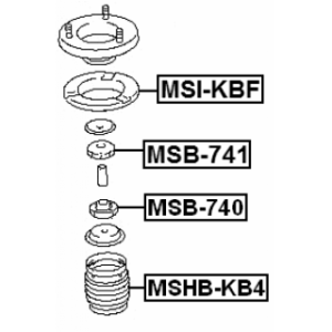 Spring Seat - FEBEST MSIKBF