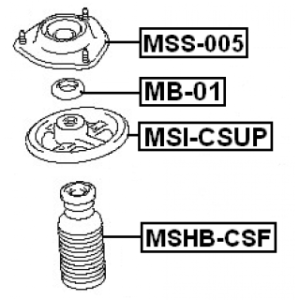 Spring Seat - FEBEST MSICSUP