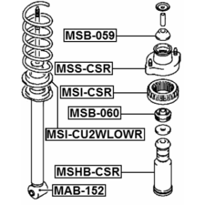 Spring Seat - FEBEST MSICSR