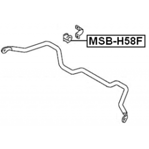 Mounting Stabiliser Bar - FEBEST MSBH58F