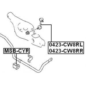 Mounting Stabiliser Bar - FEBEST MSBCYR