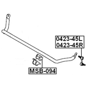 Mounting Stabiliser Bar - FEBEST MSB094