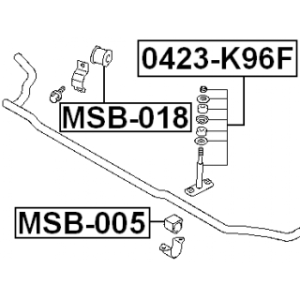 Mounting Stabiliser Bar - FEBEST MSB018