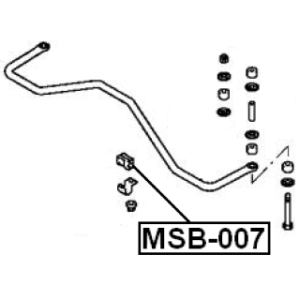Mounting Stabiliser Bar - FEBEST MSB007