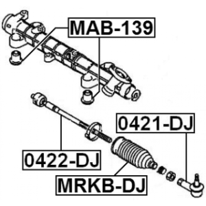 Bellow Steering - FEBEST MRKBDJ