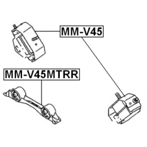 Mounting Engine - FEBEST MMV45MTRR