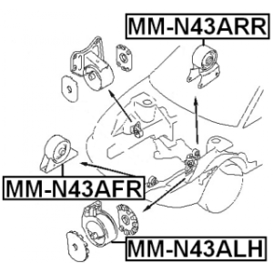 Mounting Engine - FEBEST MMN43AFR
