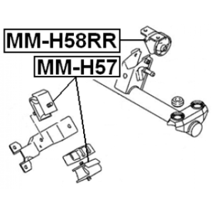 Mounting Engine - FEBEST MMH58RR