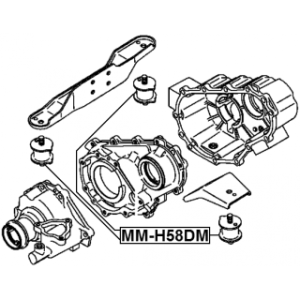 Mounting Differential - FEBEST MMH58DM
