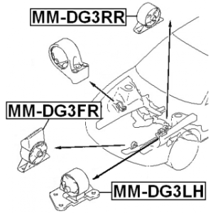 Mounting Engine - FEBEST MMDG3RR
