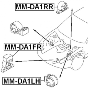 Mounting Engine - FEBEST MMDA1RR