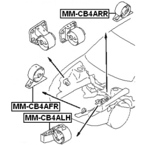 Mounting Engine - FEBEST MMCB4AFR