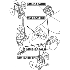 Mounting Engine - FEBEST MMBEA5ALH
