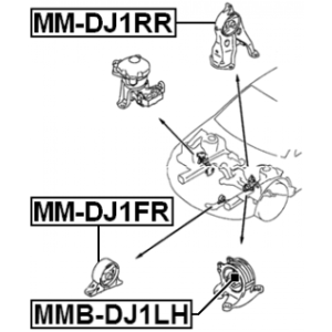 Mounting Engine - FEBEST MMBDJ1LH