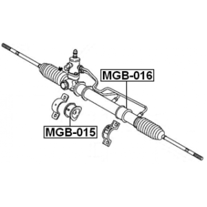 Mounting Steering Gear - FEBEST MGB016