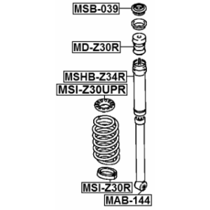 Rubber Buffer Suspension - FEBEST MDZ30R