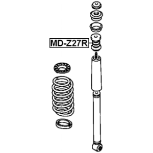 Rubber Buffer Suspension - FEBEST MDZ27R