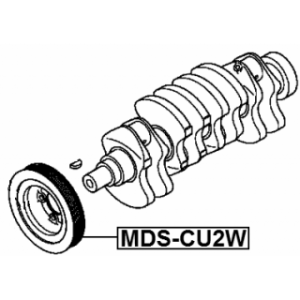 Belt Pulley Crankshaft - FEBEST MDSCU2W