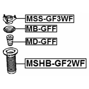 Rubber Buffer Suspension - FEBEST MDGFF