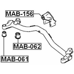 Mounting Differential - FEBEST MAB156