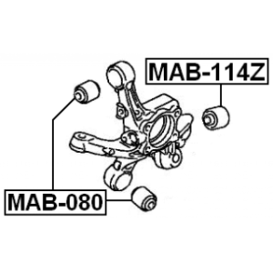Mounting Control Trailing Arm - FEBEST MAB114Z