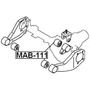 Mounting Differential - FEBEST MAB111