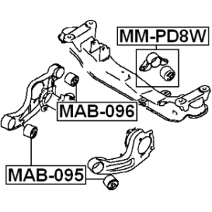 Mounting Differential - FEBEST MAB096