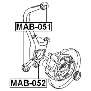 Mounting Control Trailing Arm - FEBEST MAB052