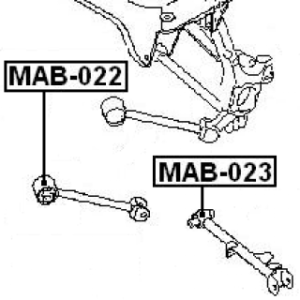 Mounting Control Trailing Arm - FEBEST MAB023