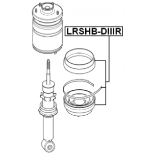 Protective Cap Bellow Shock Absorber - FEBEST LRSHBDIIIR