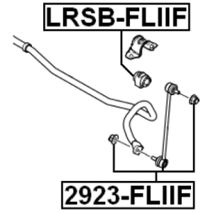Mounting Stabiliser Bar - FEBEST LRSBFLIIF