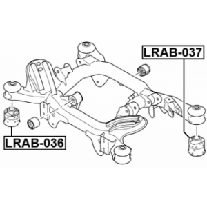 Bushing Axle Beam - FEBEST LRAB036
