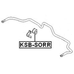 Mounting Stabiliser Bar - FEBEST KSBSORR